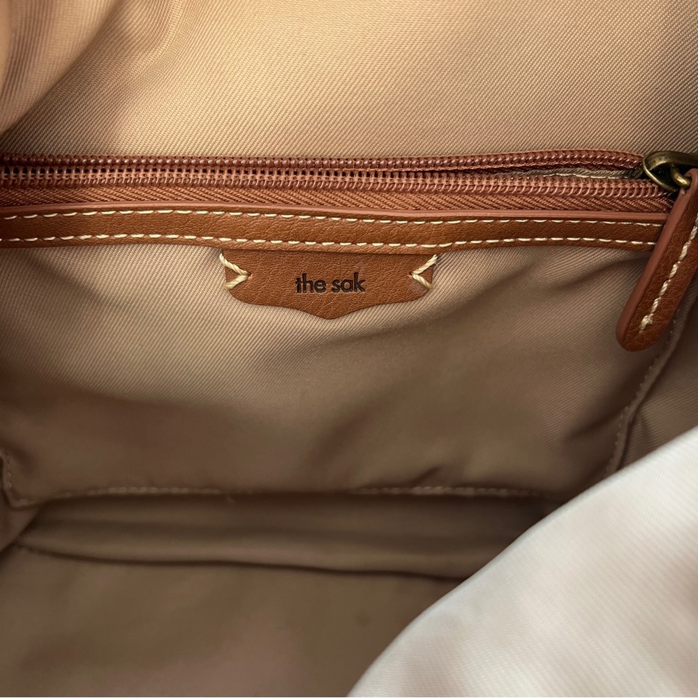 The Sak Cream and Brown Shoulder Bag - Picture 7 of 11
